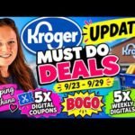 *5x Digitals* Kroger *UPDATED* Must Do Deals for 9/23-9/29 | 5x Digital, BOGO, Weekly Digital & MORE