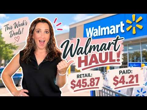 Walmart Haul- Cart full of GROCERIES for UNDER $5!