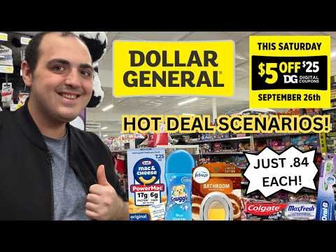 CRAZY HOT $5 OFF $25 DOLLAR GENERAL DEALS (9/26/26) ~ SNUGGLE / FEBREZE / MORE FOR .84 EACH!
