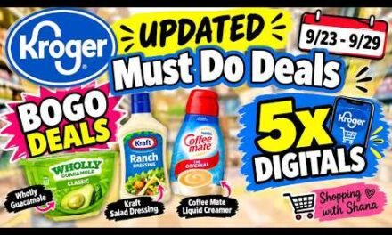 *BOGO DEALS* Kroger UPDATED Must Do Deals for 9/23-9/29 | 5x Digitals, Weekly Digitals & More