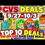 9/27 CVS COUPONING DEALS ($10/$40 HAIR CARE CRT + HOUSEHOLD DEALS)! 9/27 CVS Deals This Week