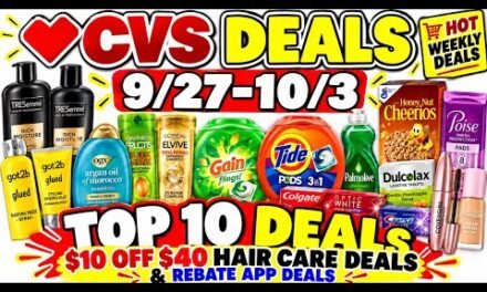 9/27 CVS COUPONING DEALS ($10/$40 HAIR CARE CRT + HOUSEHOLD DEALS)! 9/27 CVS Deals This Week