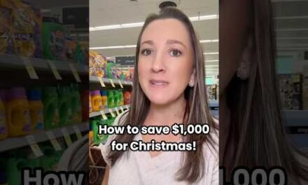 Save $1,000 for Christmas with me!