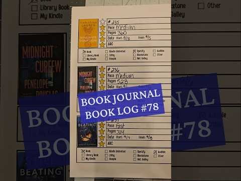 Book Journal of 2026 Book Reviews and Book Log 78 #bookjournal #bookreview #bookchallenge #booktok