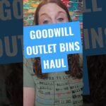 Goodwill Outlet Shopping #goodwill #goodwillbins #goodwilloutlet #outletshopping #thrifting