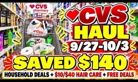 9/27-10/3 CVS HAUL {Household, $10/$40 HAIR CARE DEALS & FREE DEALS} 9/27 CVS Couponing This Week