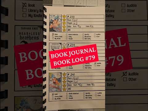 Book Journal of 2026 Book Reviews and Book Log 79 #bookjournal #bookreview #bookchallenge #booktok