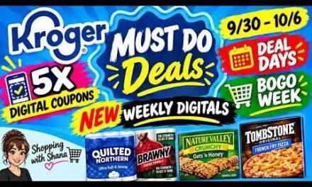 *DAILY DEAL* Kroger MUST DO Deals for 9/30-10/6 | 5x Digitals, BOGO Week, NEW Weekly Digitals + MORE