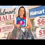 Walmart Haul- Save 85% using ONLY YOUR PHONE! 6 FREEBIES 9/30-10/4