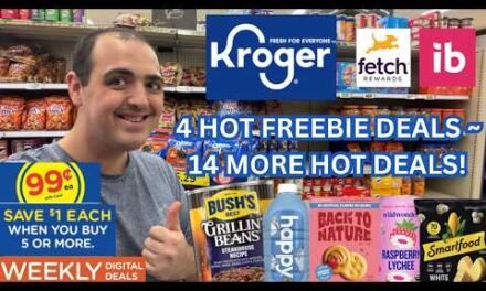 4 HOT FREEBIE DEALS AT KROGER ~ 14 MORE HOT KROGER COUPONING DEALS! ~ 9/3/26 – 9/8/26