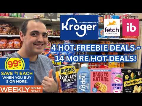 4 HOT FREEBIE DEALS AT KROGER ~ 14 MORE HOT KROGER COUPONING DEALS! ~ 9/3/26 – 9/8/26
