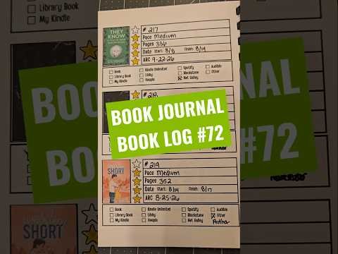 Book Journal of 2026 Book Reviews and Book Log 72 #bookjournal #bookreview #bookchallenge #booktok