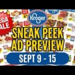Kroger *SNEAK PEEK* Ad Preview for 9/9-9/15 | MEGA SALE, $5/$20 Produce, Weekly Digitals, & MORE