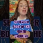 September Book of the Month Unboxing #bookofthemonth #botm #unboxing #bookmail #bookunboxing