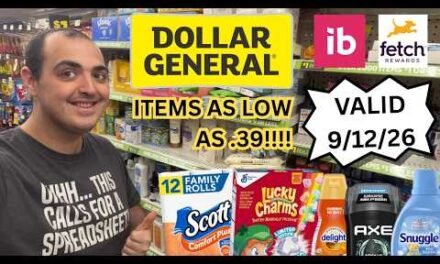 HOT DOLLAR GENERAL $5 OFF $25 COUPONING DEALS (9/12/2026) ~ ITEMS FOR AS LOW AS .39 EACH!!!!