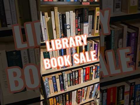 Library Book Sale Time. I absolutely love this sale. #Library #librarybooksale #booksale #