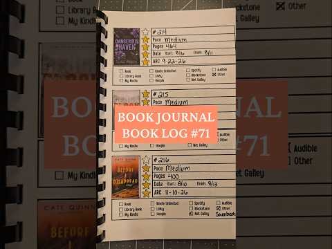 Book Journal of 2026 Book Reviews and Book Log 71 #bookjournal #bookreview #bookchallenge #booktok