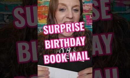 Surprise Birthday Book Mail #Birthdaymail #bookmail #katsingleton #Birthday #happybirthday