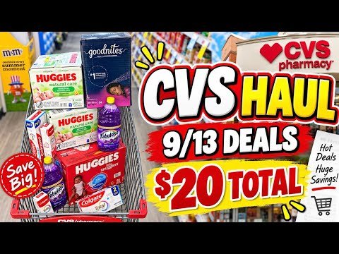 9/13 CVS COUPONING HAUL (🔥Baby Care🔥) Total Spent $20 #cvscouponing #cvsdeals