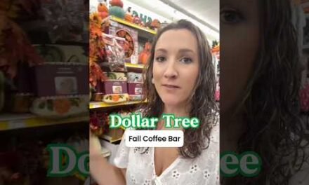 Dollar Tree Fall Coffee Bar!