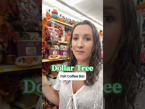 Dollar Tree Fall Coffee Bar!