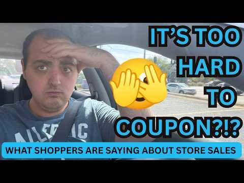 IT’S TOO HARD TO COUPON?!? ~ WHAT SHOPPERS ARE ACTUALLY SAYING ABOUT STORE SALES