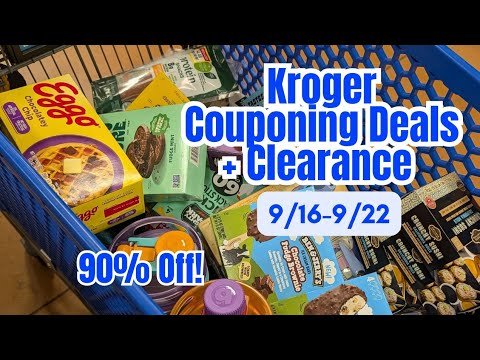 Kroger Couponing Deals and CLEARANCE 9/16-9/22