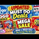 *BOGO* Kroger UPDATED Must Do Deals for 10/14-10/20 | MEGA SALE, Weekly Digitals, & MORE