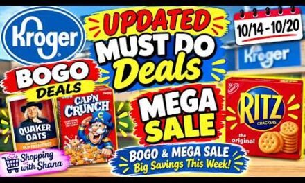 *BOGO* Kroger UPDATED Must Do Deals for 10/14-10/20 | MEGA SALE, Weekly Digitals, & MORE