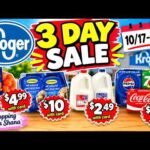 Kroger’s *3 DAY SALE* for 10/17-10/19 | AMAZING Soda Deal + Much MORE
