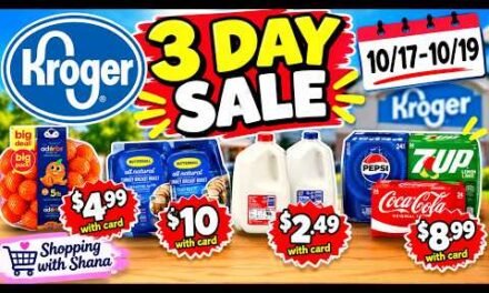 Kroger’s *3 DAY SALE* for 10/17-10/19 | AMAZING Soda Deal + Much MORE