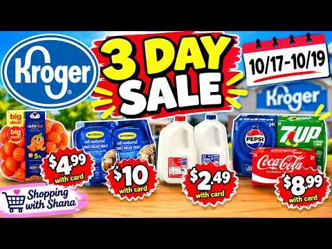 Kroger’s *3 DAY SALE* for 10/17-10/19 | AMAZING Soda Deal + Much MORE