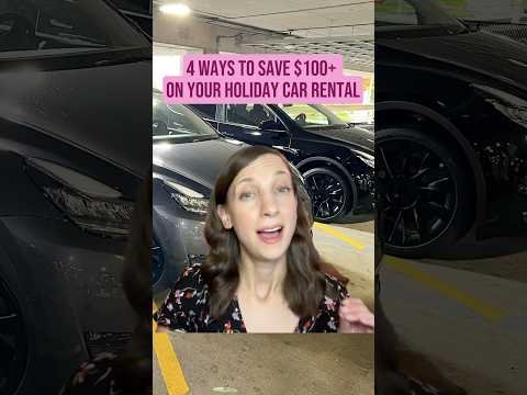 Flights at a 10-year high? 4 ways to save on your holiday car rental ๐ #travelhacks #shorts
