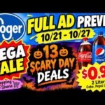 Kroger *FULL* Ad Preview for 10/21-10/27 | 13 Scary Day Deals, Mega Sale, Weekly Digitals & MORE