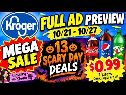 Kroger *FULL* Ad Preview for 10/21-10/27 | 13 Scary Day Deals, Mega Sale, Weekly Digitals & MORE
