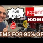 *RUN!* ~ THESE DEALS ARE UNREAL ~ ABSOLUTELY INSANE CLEARANCE AT JCPENNEY & KOHL’S ~ UP TO 95% OFF!