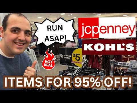 *RUN!* ~ THESE DEALS ARE UNREAL ~ ABSOLUTELY INSANE CLEARANCE AT JCPENNEY & KOHL’S ~ UP TO 95% OFF!