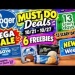 *6 FREEBIES* Kroger MUST DO Deals for 10/21-10/27 | MEGA, BOGO, 13 Scary Day Deal + Weekly Digitals