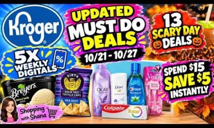 *NEW FREEBIES* Kroger UPDATED Must Do Deals for 10/21-10/27 | FREE CHIPS & ICE CREAM + MORE