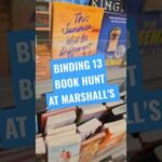Book Hunting for the Boys of Tommen Series at Marshall’s #binding13 #boysoftommen #Marshalls #books