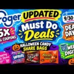 *CANDY!!!* Kroger UPDATED Must Do Deals for 9/30-10/6 | 5x Digitals, DEAL DAYS, & MORE