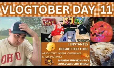 I INSTANTLY REGRETTED THIS! ~ INSANE CLEARANCE HAUL ~ PUMPKIN SPICE CHOCOLATE BREAD ~ VLOGTOBER 11