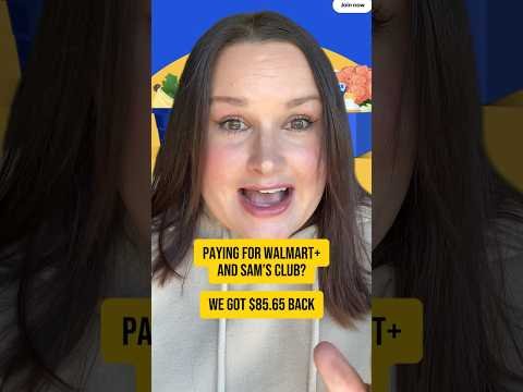 Pay for Walmart+ AND Sam’s Club Plus? Link them now for a prorated refund 👀 #walmartplus