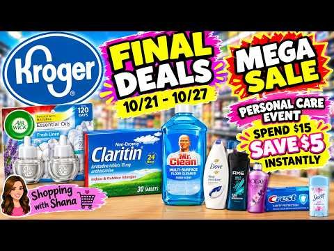 *FINAL DEALS* Kroger UPDATED Must Do Deals for 10/21-10/27 | Mega Sale, Weekly Digitals & MORE