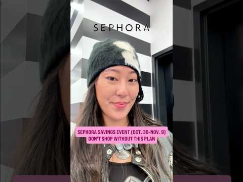 Sephora Savings Event starts 10/30! Use code ALLONSALE for up to 20% off π #SephoraSale