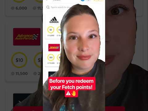 Before You Redeem Your Fetch Points…