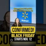 Walmart Black Friday 2026 dates are here! 🚨 Sale starts Nov. 12 #walmartblackfriday