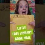 Little Free Library Book Mail #littlefreelibrary #bookmail #unboxing #lfl #bookmail