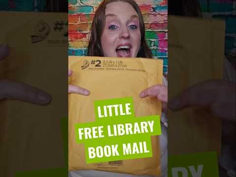 Little Free Library Book Mail #littlefreelibrary #bookmail #unboxing #lfl #bookmail