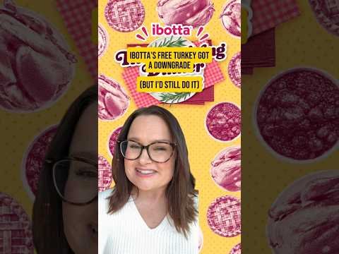 ibotta’s free turkey is back but with catches 🦃 covers up to $14.65 #freeturkey